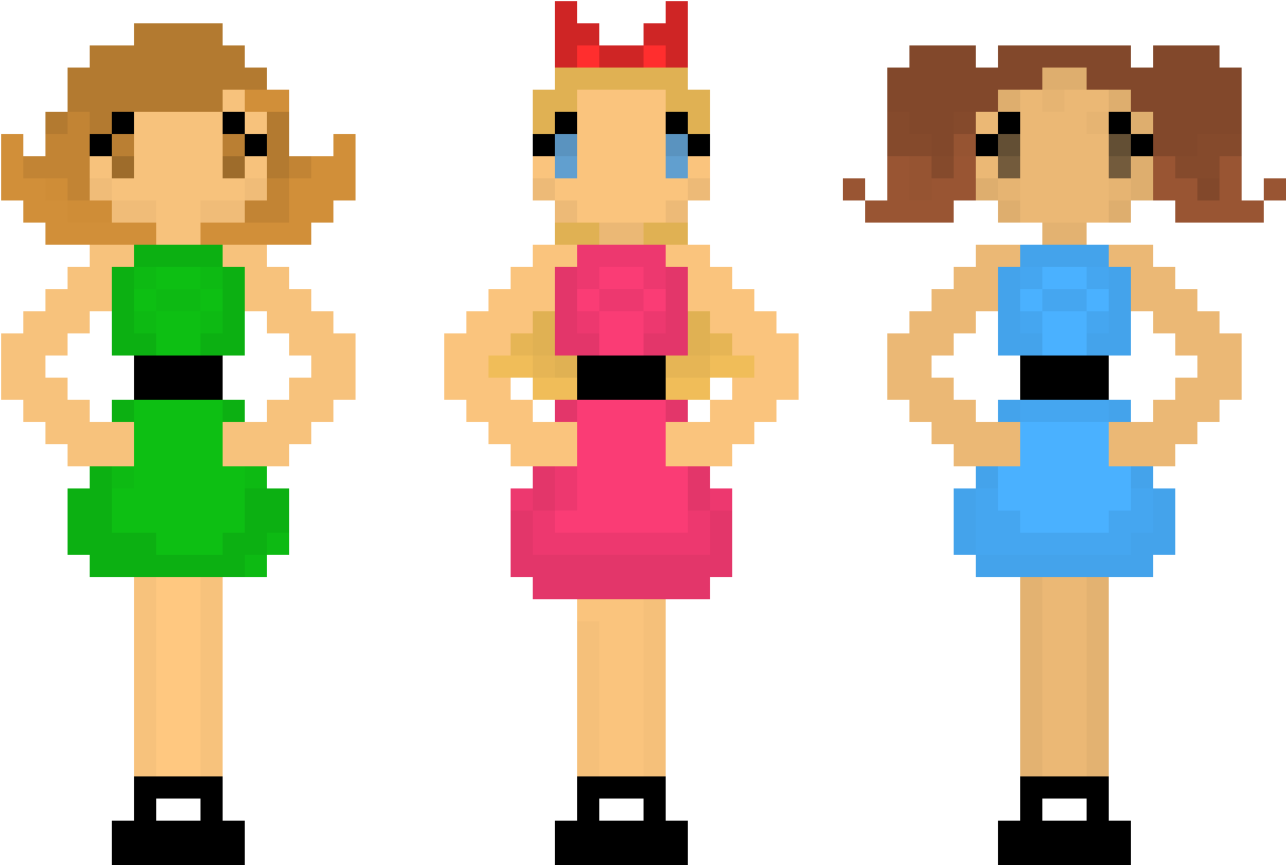 Ajah, Chloe And Ivy - Cartoon (1460x960)