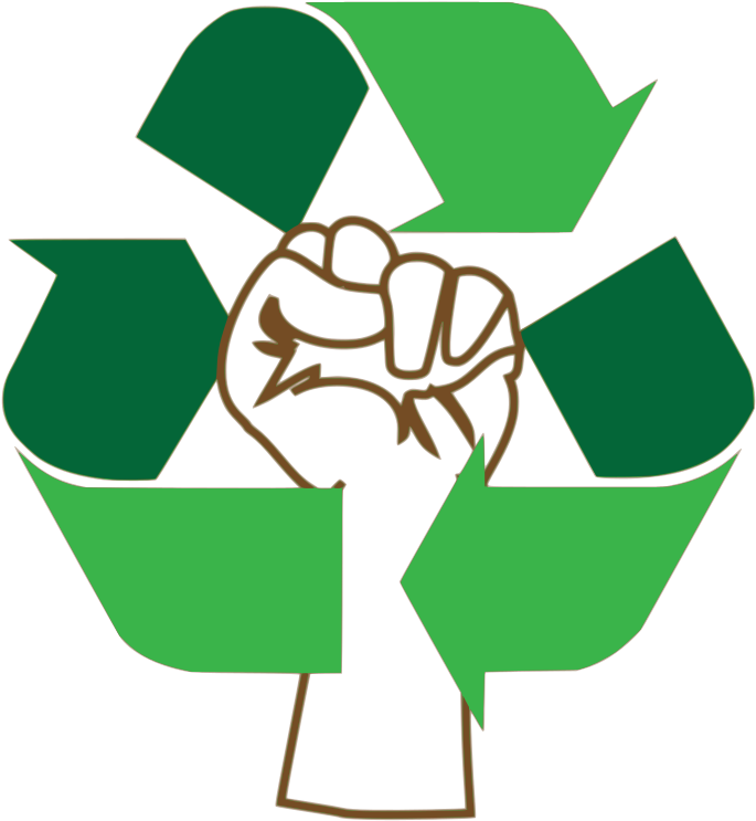 Twisted Recycling Revolution - Made From Recycled Materials Logo (1140x786)