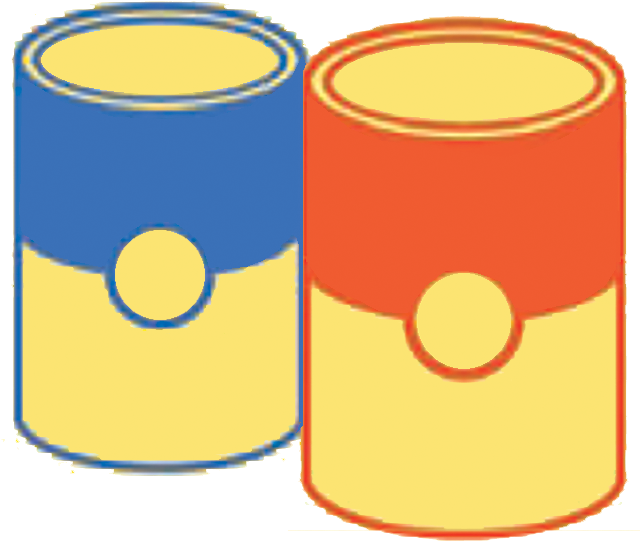 Donate Your Canned Food - Circle (639x547)