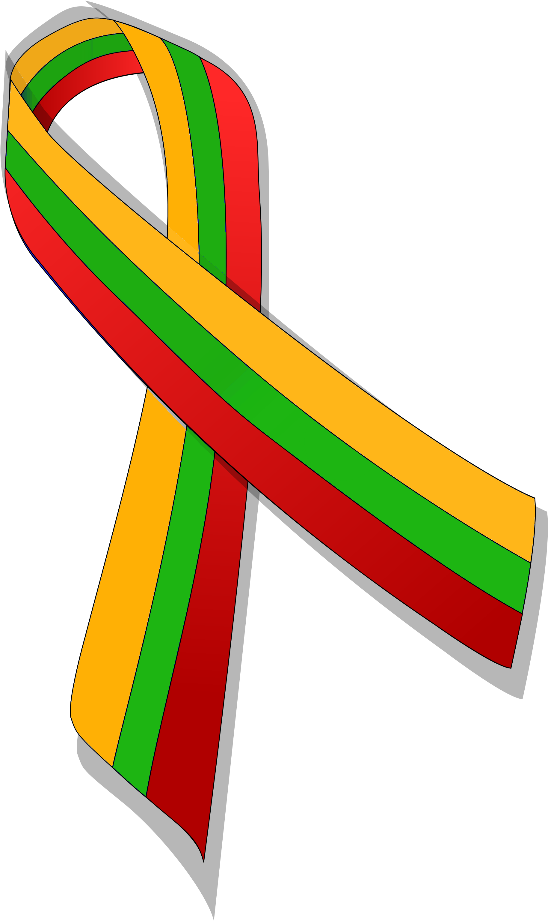 Lithuania Ribbon - Lithuania Ribbon Png (2000x3240)