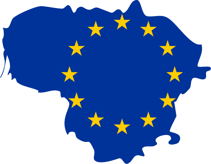 File - Lithuania Eu - Svg - Lithuania Flag (722x564)