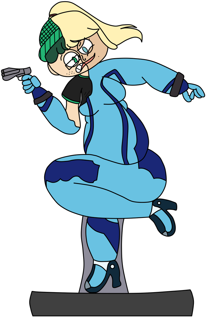 Zero Suit Samus Amiibo Tf By Enderemerald46 - Cartoon (725x1102)