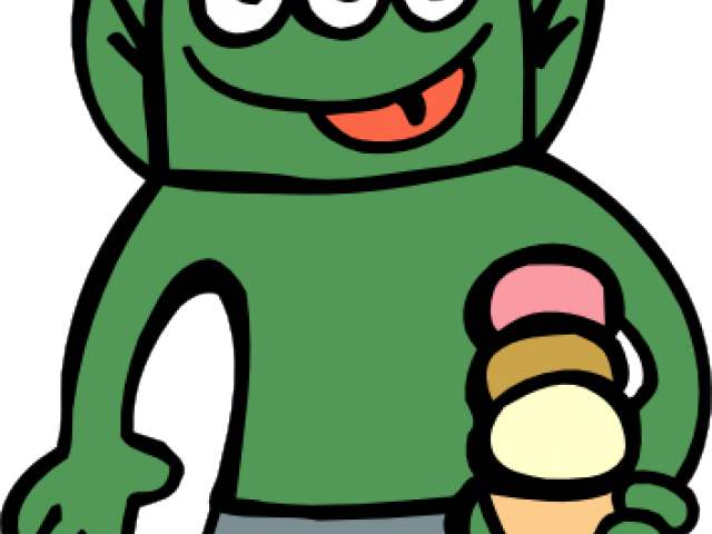 Alien Clipart Food - Alien Funny Png (640x480)