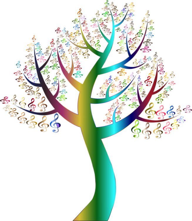 Drawing Computer Icons Cdr Encapsulated Postscript - Colorful Trees Transparent Background (654x750)