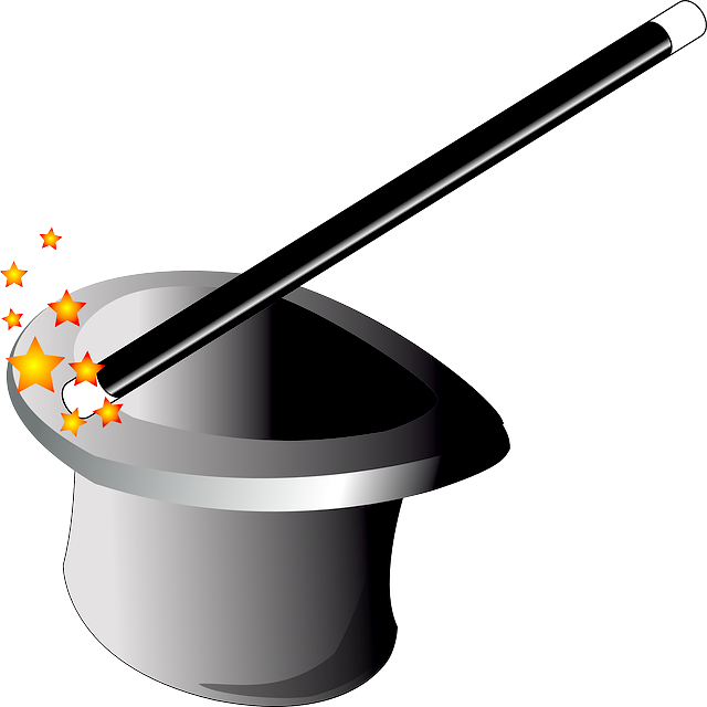 As If By Magic - Magic Wand Clip Art (640x640)