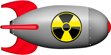 Nuclear Bomb Png - Nuclear Bomb Transparent Background (400x302)