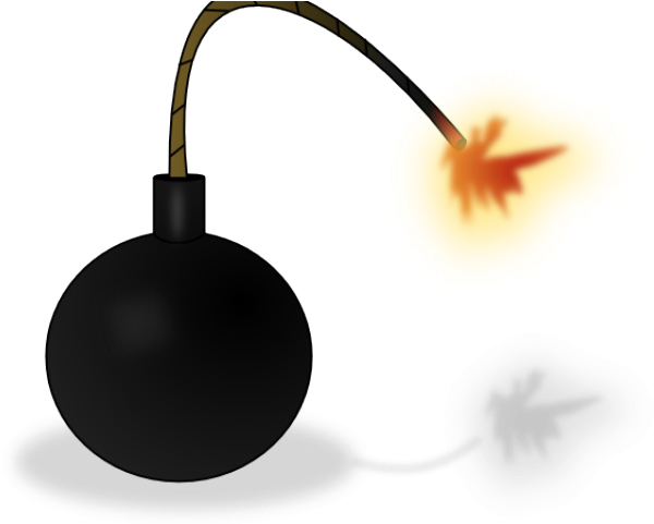 Animation Clipart Bomb - Exploding Bomb Animated Gif (640x480)