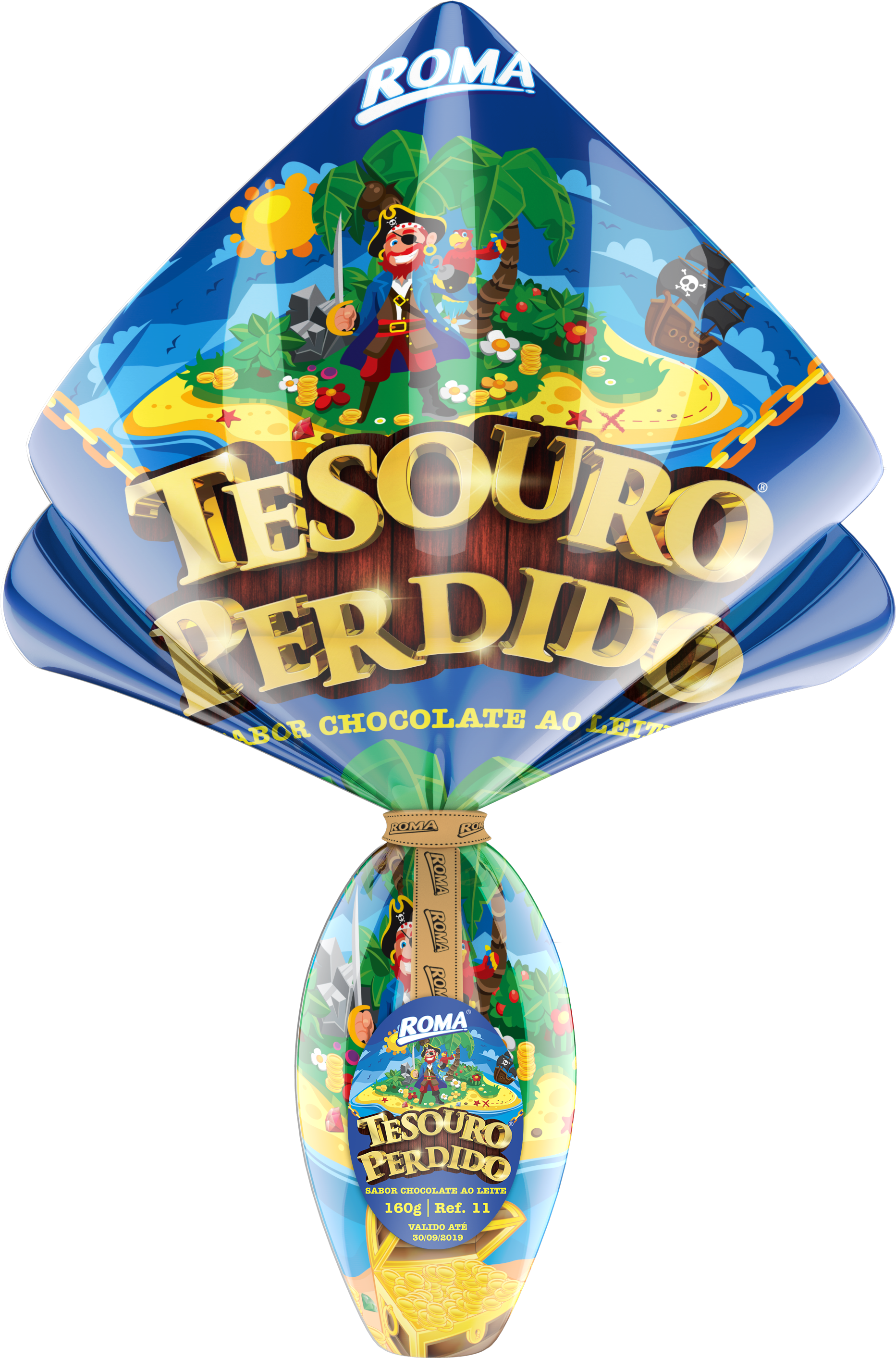 Lost Treasure Easter Egg Milk Chocolate Flavor 160g - Desenhos Dos Monstros Vs Aliens (2088x2970)