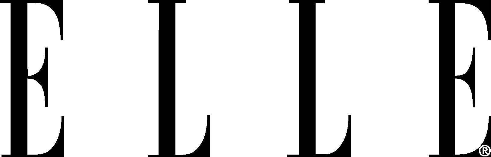 Elle Logo [magazine] - Elle Magazine Logo Png (1629x522)