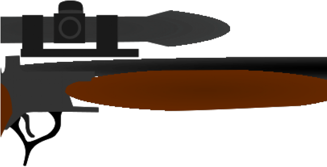Snipers Clipart Pen - Hunting Rifle Clipart (640x480)