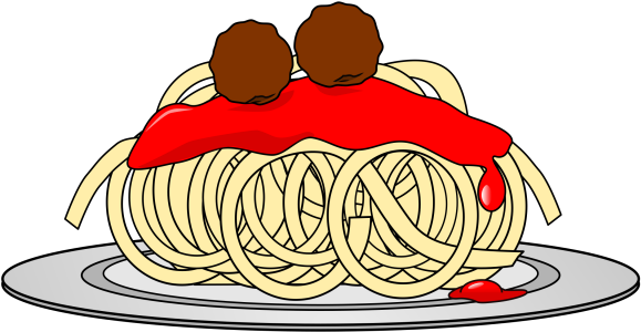 Spaghetti Clipart Animated - Clip Art Spaghetti And Meatballs (640x480)