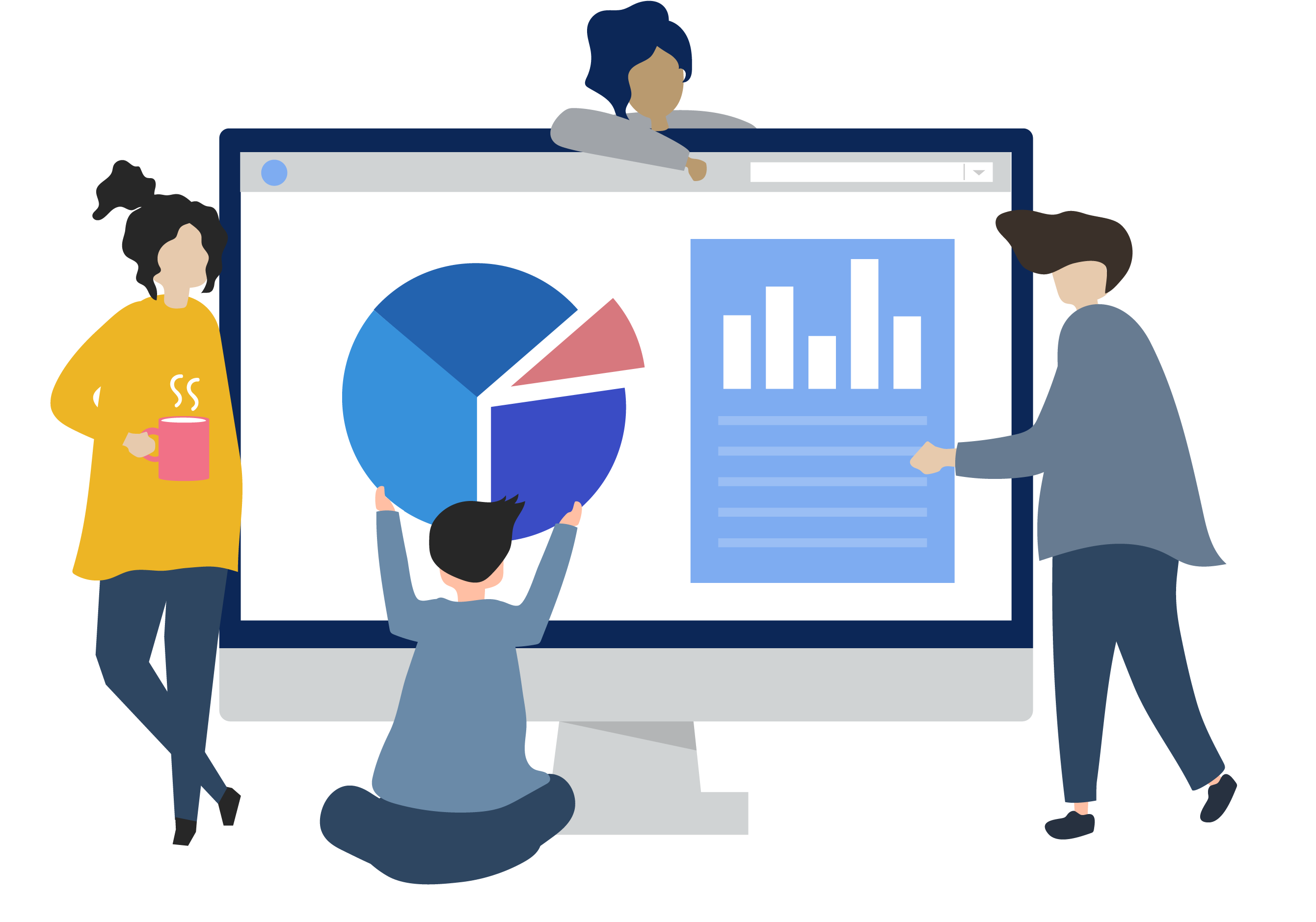 Bitext Provides Nlp Services To Five Of The Top 15 - Analyzing Illustration (2735x2221)