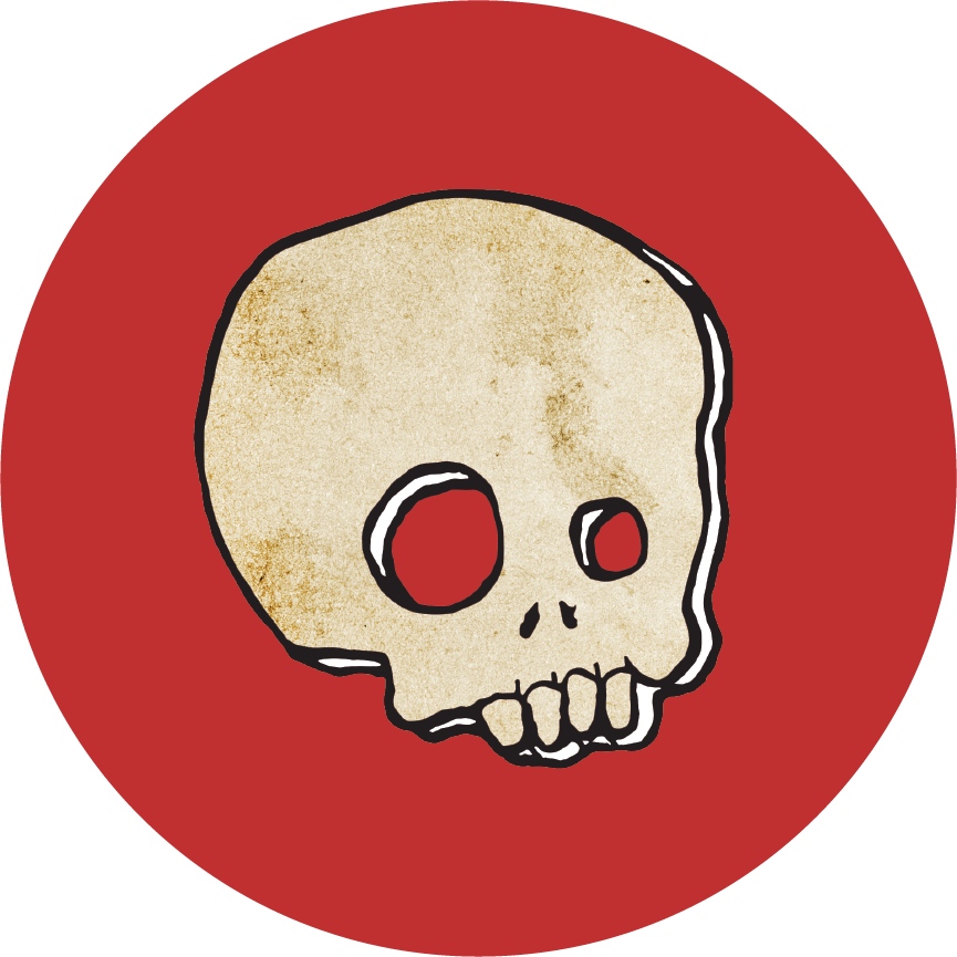 We Are So Chuffed Best Place For A Beer In The Uk Ba - Skull (865x865)