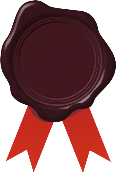 Chocolate Wax Seal And Ribbon - Nonna Sei Fantastica (460x614)