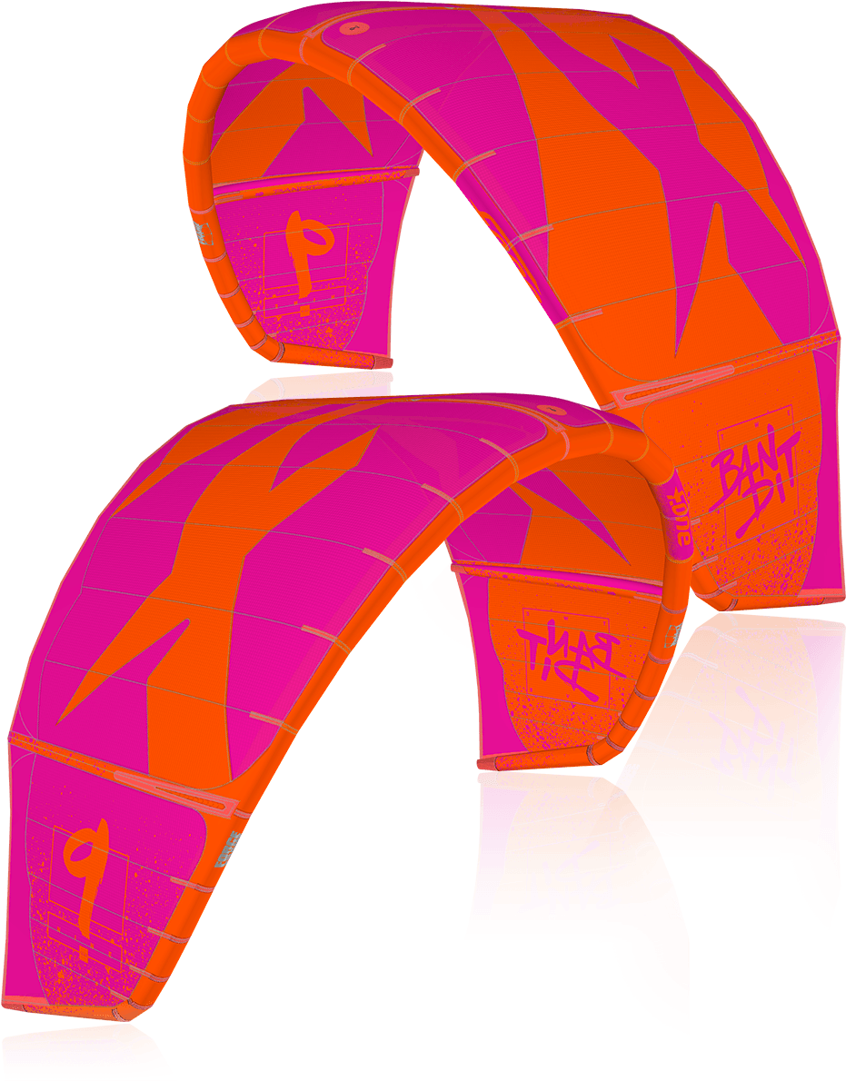 Green / Lime Bandit Xii Summer Edition - F One Bandit 12m (1200x1200)