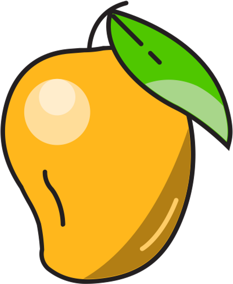 #fruit #mango - 芒果 卡通 (1024x1024)