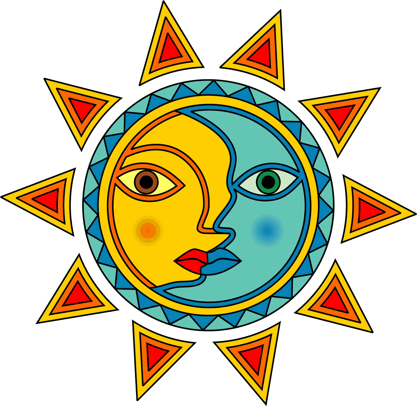 Friday Fiesta - Sun And Moon South America (1431x1400)