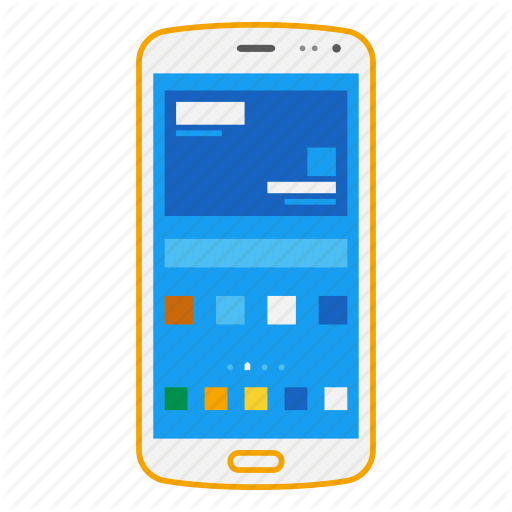 Smart Phone Icon Png Clipart Samsung Galaxy Smartphone - Android Mobile Phone Icon (512x512)