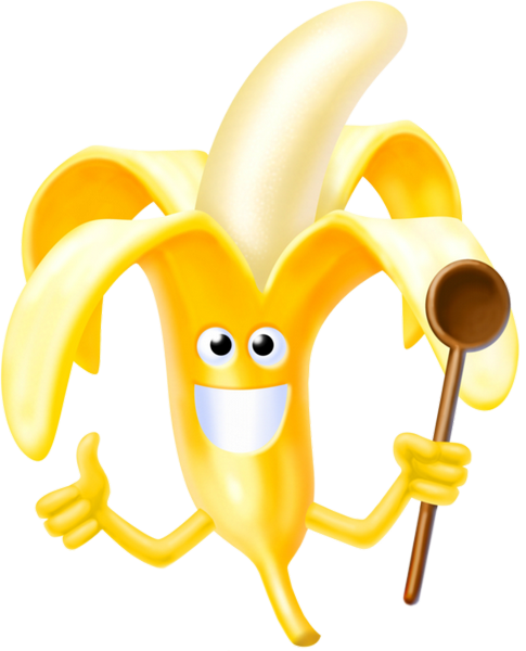 Gambar Kartun Pisang Lucu (485x600)