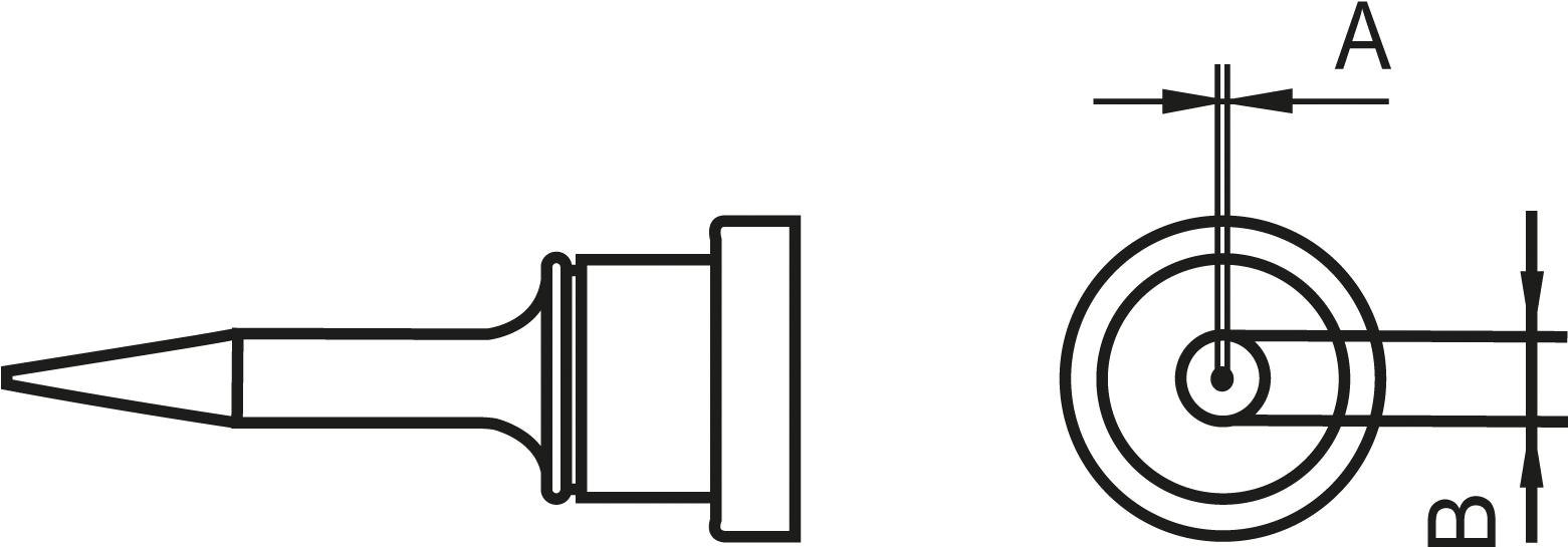 Weller Soldering Tip Lt 1s, - Weller (1560x564)