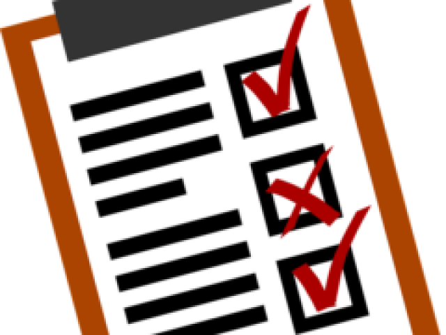 Consultant Clipart Checklist - Checklist Clipart (640x480)