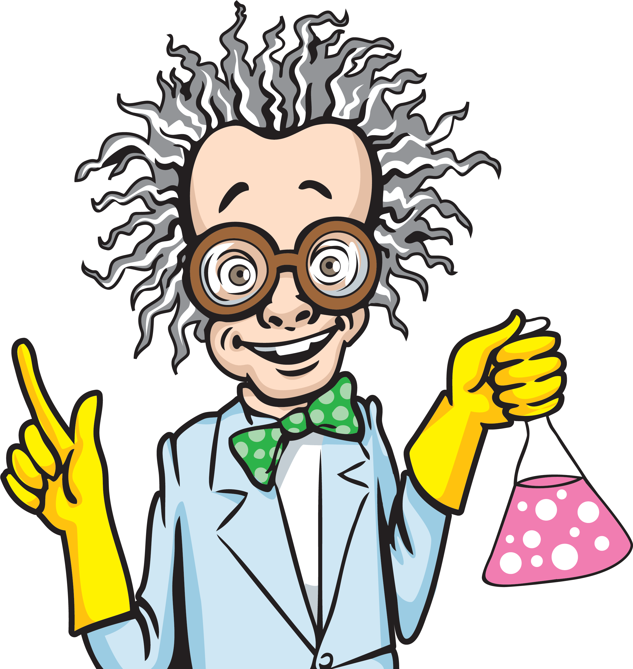 Writing Clip Art Microsoft Office - Mad Scientist Cartoon (2400x2673)
