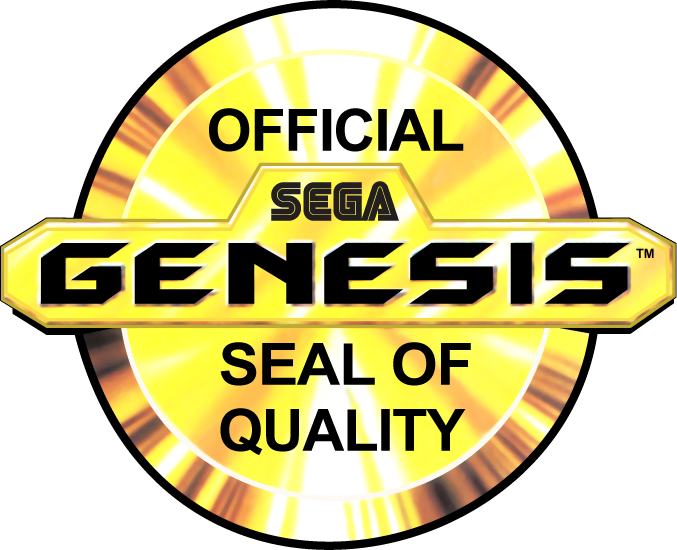 Logo » Sega Genesis Official "gold" Seal Of Quality - Official Sega Seal Of Quality (677x550)