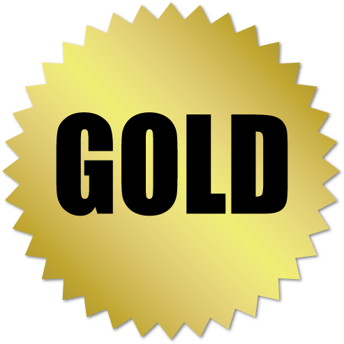 Gold Award Labels Clipart Black And White Library - Certificate Of Authenticity Logo (493x493)