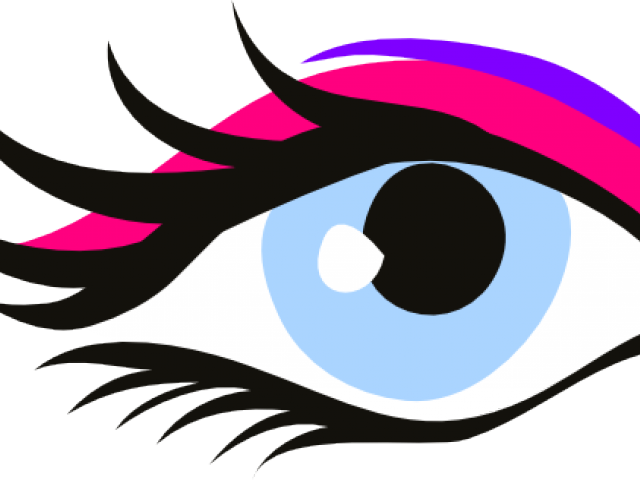 Eyelash Clipart Closed Eye - Eye Lashes Png (640x480)