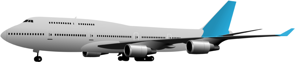 Boeing Clip Art - Boeing 747 No Background (1024x295)