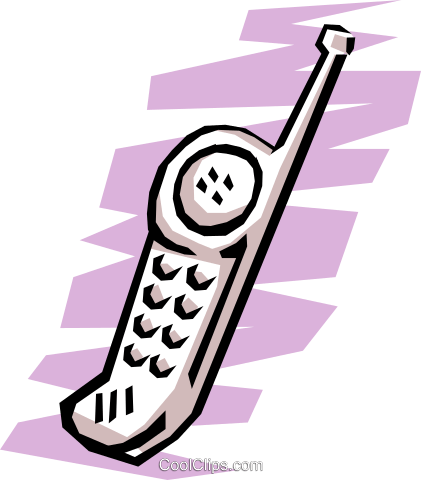 Telefone Celular Livre De Direitos Vetores Clip Art - Gifs Animados De La Nomofobia (421x480)