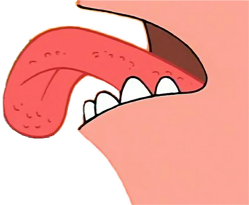 #pink #patrick #spongebob #lick #patrickstar #patricklicking - Png Spongebob Licking Meme (1024x776)