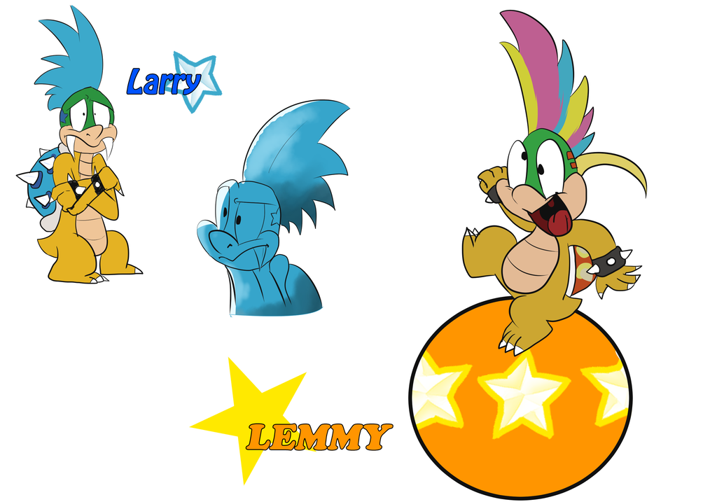 Lemmy And Larry By Nacho-cheese1 - Cartoon (1024x717)