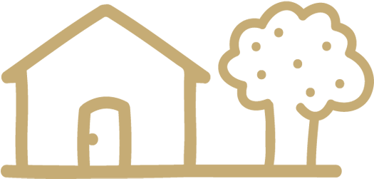 Away From The Action - Small Home Icon Png (540x304)