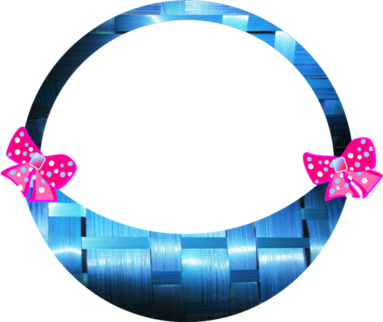 Easter, Basket, Bows, Blue, Weave, Shiny, Spring - Easter (550x462)