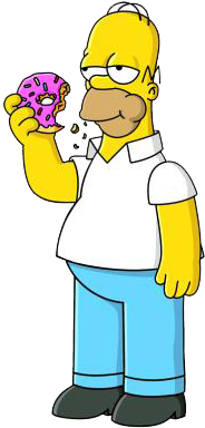 Pin The Donut On Homer - Homer Simpson (300x401)