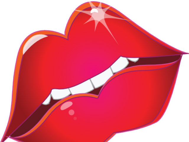 Smiley Clipart Lip - Green Lips Clip Art (640x480)