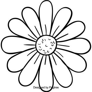 Beautiful Cartoon Hand Sketching Flowers, Beautiful, - Common Sunflower For Drawing (360x360)