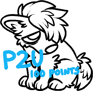 P2u Sad Pup Lineart By Ferwild-adoptables - Cartoon (400x400)