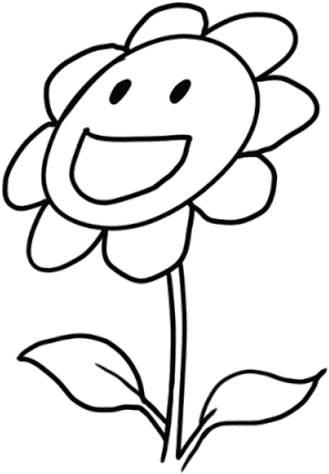 How To Draw 3d A Drawings Screenshot 7 - Kids Flowers Cartoon (480x480)