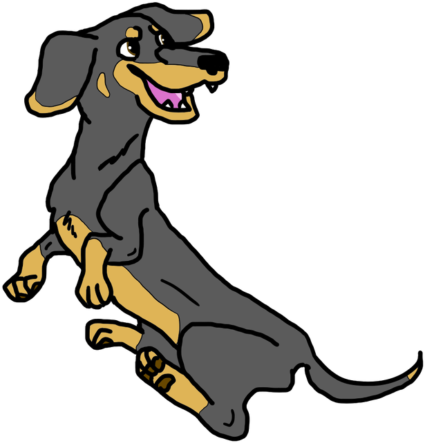 Dachshund Doodle By Jaspercat122 - Dog Yawns (1024x768)