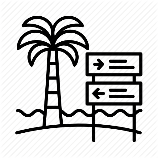 Drawn Egyptian Palm Trees (512x512)
