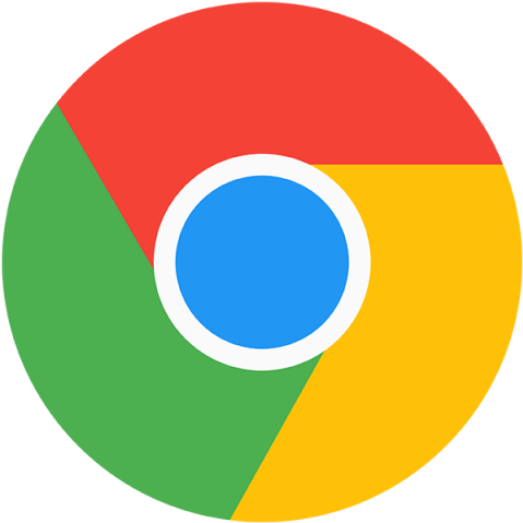Chrome Star Graphic Png - Chrome Hd Logo Png (640x640)