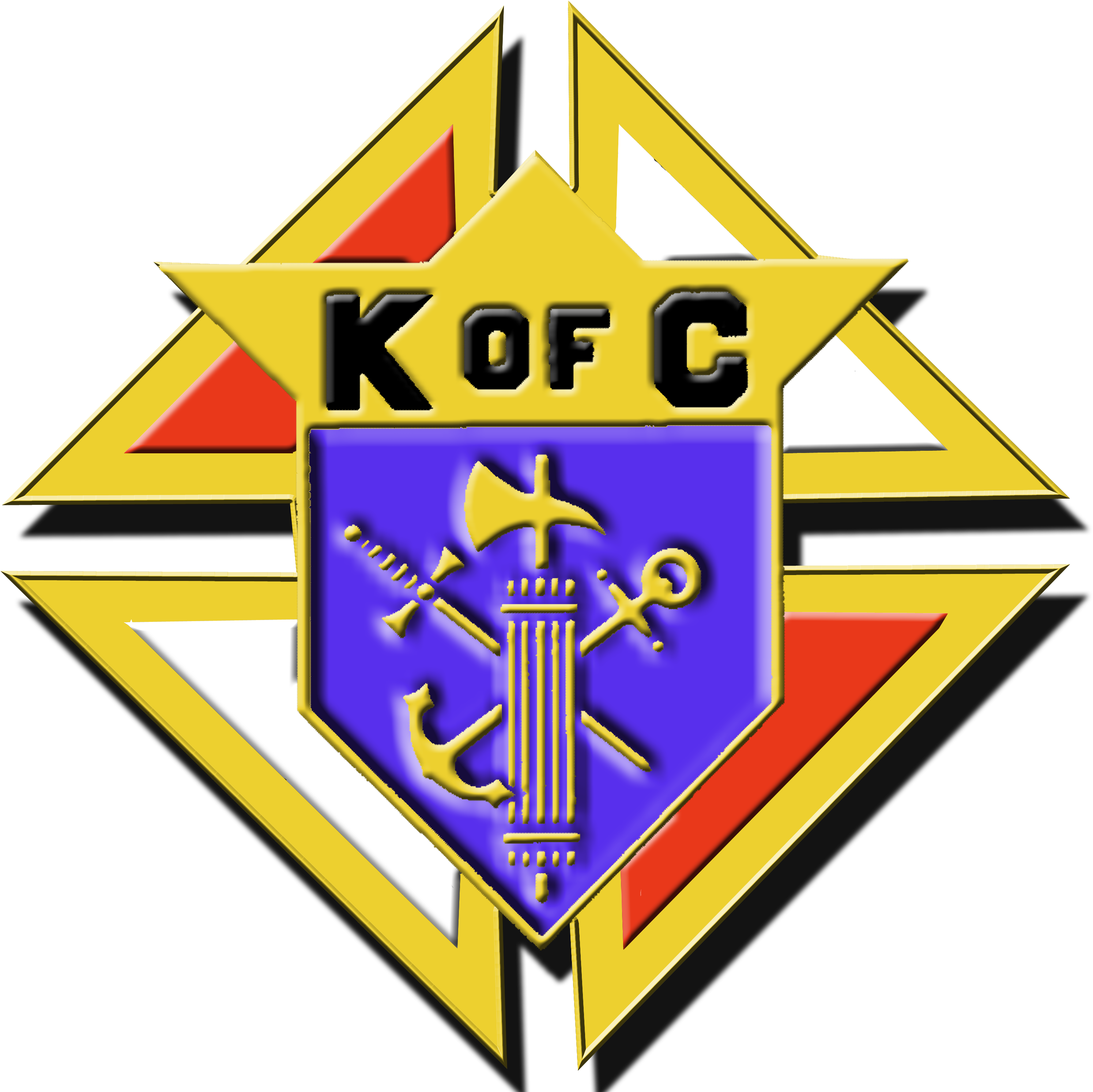 3d Emblem1 - Knights Of Columbus (3051x3040)