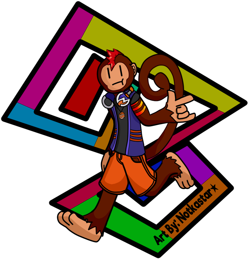 Duster The Monkey [redone] By Notkastar - Duster The Monkey [redone] By Notkastar (894x894)