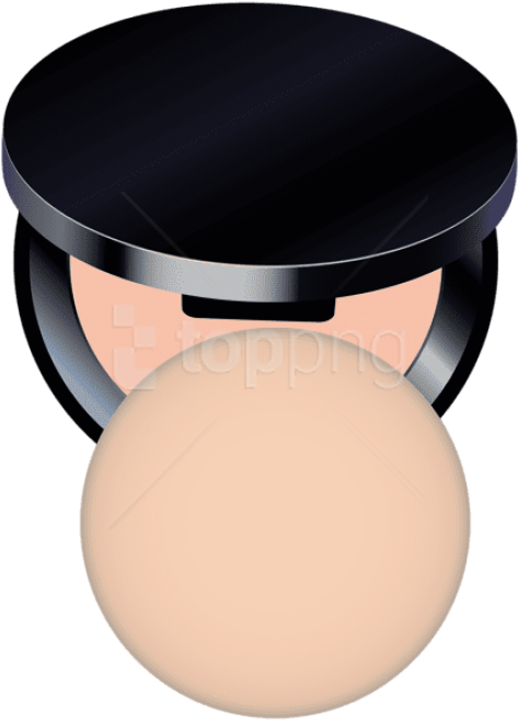 Free Png Download Compact Face Powder Transparent Clipart - Compact Powder Clipart (480x666)