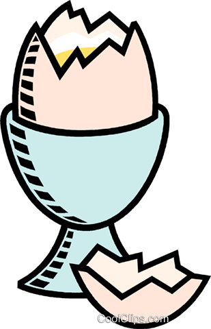 Oeufs À La Coque Vecteurs De Stock Et Clip-art Vectoriel - Oeuf À La Coque Clipart (309x480)