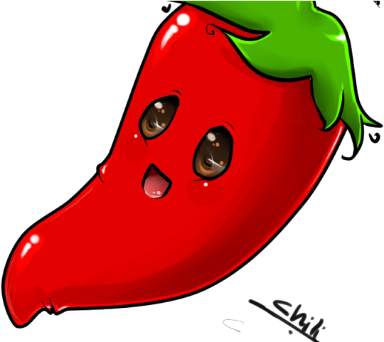 Pepper Clipart Hot Tamale - Cute Pepper (540x481)