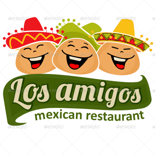 9 Mexican Vector Badges, Emblems And Logos - Cartoon (500x500)