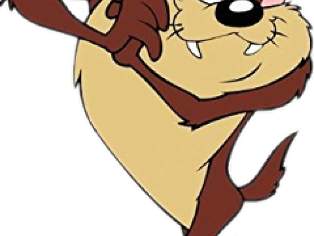 Tasmanian Devil Cartoon , Png Download - Animado Demonio De Tasmania (640x480)